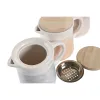 Масленка для мяса или рыбы DKD Home Decor 16 x 11 x 13 cm (3 штук)