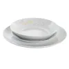 Набор посуды DKD Home Decor Фарфор Синий Розовый Белый 27 x 27 x 3 cm 18 Предметы