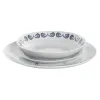 Astiasetti DKD Home Decor Sininen Valkoinen Posliini 18 Kappaletta 27 x 27 x 3 cm