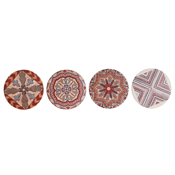 Paliktņi DKD Home Decor 10,8 x 10,8 x 0,7 cm