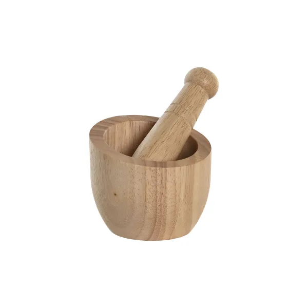 Keittiömortteli DKD Home Decor Bambu 12 x 12 x 14,5 cm