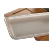 Alkuruokasetti DKD Home Decor 24 x 23,5 x 1,5 cm Posliini Monivärinen Bambu 6 Kappaletta Skandinaavinen