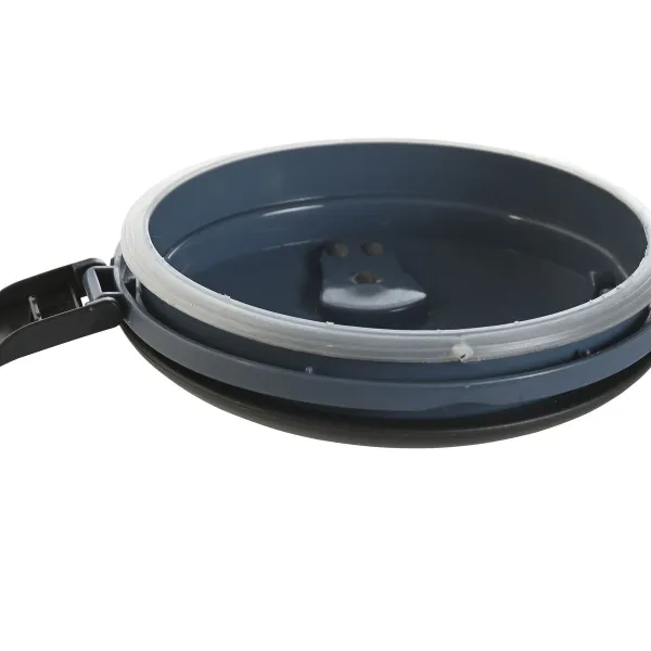 Padažinė DKD Home Decor Mėlyna Balta Tamsiai pilka Nerūdijantis plienas polipropileno 1,5 L (2 vnt.)