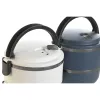 Судок DKD Home Decor Синий Белый Темно-серый Нержавеющая сталь полипропилен 1,5 L (2 штук)