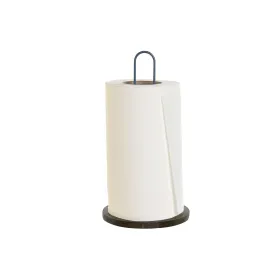 Держатель для полотенец DKD Home Decor Синий Белый Металл древесина каучукового дерева 15 x 15 x 31 cm (2 штук)