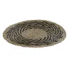 Table Mat DKD Home Decor Black Natural 38 x 38 x 1 cm