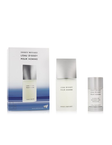 Men's Perfume Set Issey Miyake EDT L'Eau D'Issey 2 Pieces