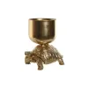 Ledo kibirėlis Home ESPRIT Auksinis Derva Tropinis 33 x 22 x 34,5 cm
