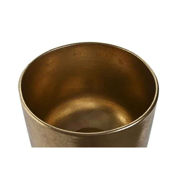 Ведро для льда Home ESPRIT Позолоченный Смола Тропический 33 x 22 x 34,5 cm