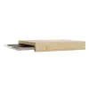 Griešanas dēlis DKD Home Decor Dabisks Bambuss Nerūsējošais tērauds 28 x 21,5 x 4,2 cm