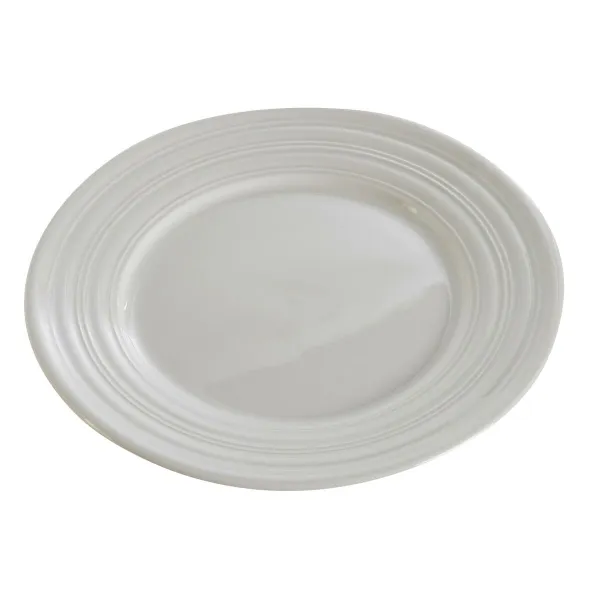Plokščia lėkštė DKD Home Decor Balta Porcelianas 19 x 19 x 2 cm