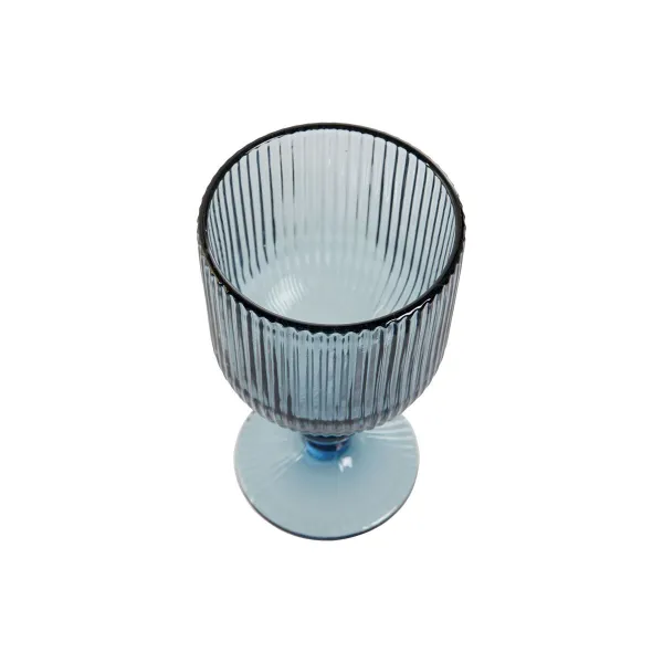 Setti laseja DKD Home Decor Sininen Kristalli 240 ml