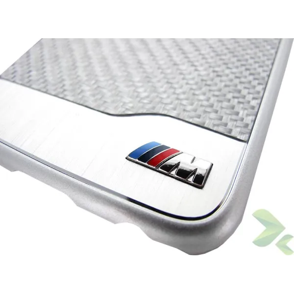 BMW M Edition Carbon & Aluminium Hard Case for Samsung Galaxy S6 (silver)