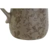Кружка Home ESPRIT Коричневый Зеленый Керамика Лист растения Shabby Chic