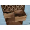 pudeļu statīvs Home ESPRIT Tirkīzs Metāls Koks MDF 76,5 x 39,5 x 157,5 cm