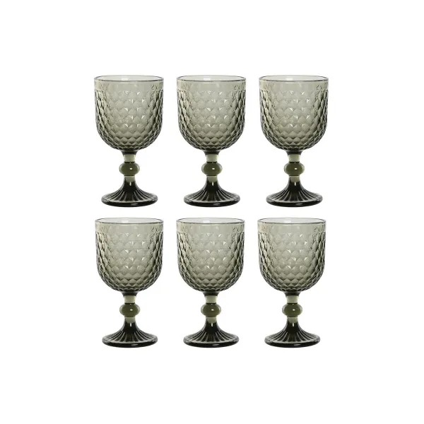 Набор рюмок Home ESPRIT Серый Стеклянный 325 ml (6 штук)