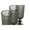Setti laseja Home ESPRIT Harmaa Kristalli 150 ml (6 osaa)