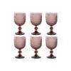 Набор рюмок Home ESPRIT Розовый Стеклянный 240 ml (6 штук)