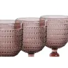 Setti laseja Home ESPRIT Pinkki Kristalli 240 ml (6 osaa)