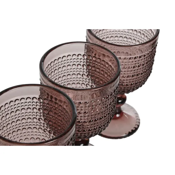 Glāžu Komplekts Home ESPRIT Rozā Stikls 240 ml (6 gb.)
