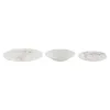 Indų Rinkinys Home ESPRIT Balta Žalia Rožinė Porcelianas 18 Dalys 27 x 27 x 2 cm