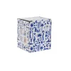 Tasīte ar Tējas Filtru Home ESPRIT Zils Sarkans Nerūsējošais tērauds Porcelāns 380 ml (4 gb.)