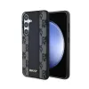 DKNY Leather Checkered Mono Pattern MagSafe - Case for Samsung Galaxy S24 (Black)