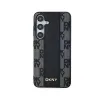 DKNY Leather Checkered Mono Pattern MagSafe - Case for Samsung Galaxy S24 (Black)