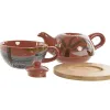 Чайник Home ESPRIT Белый Бежевый терракот Светло Pозовый Dolomite 750 ml (2 штук)