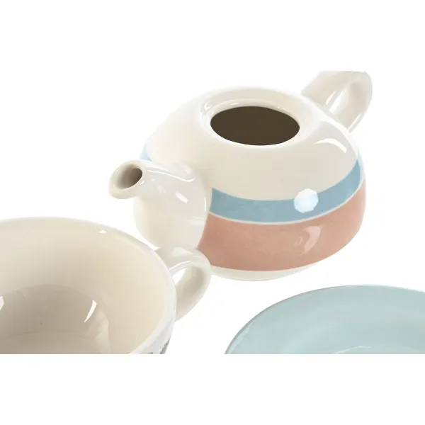 Чайник Home ESPRIT Синий Белый Зеленый Светло Pозовый Dolomite 750 ml (2 штук)