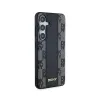 DKNY Leather Checkered Mono Pattern MagSafe - Case for Samsung Galaxy S24 (Black)