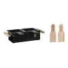 Rakleto Home ESPRIT Raclette Juoda 25 x 10 x 6 cm