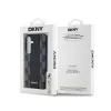DKNY Leather Checkered Mono Pattern MagSafe - Case for Samsung Galaxy S24 (Black)