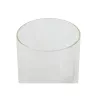 2 purkkia Home ESPRIT Kullattu Luonnollinen Bambu Borosilikaattilasi 24 x 12 x 18,5 cm
