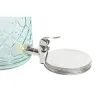 Водный дозатор Home ESPRIT Синий Нержавеющая сталь Стеклянный 3,6 L 16 x 21 x 26 cm
