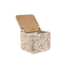 Druskinė su dangteliu Home ESPRIT Balta Rožinė Alyvinė Bambukas 750 ml 14 x 12,5 x 12 cm (2 vnt.)