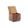 Kannellinen suolasirotin Home ESPRIT Beige Pinkki Terrakotta Liila Bambu 750 ml 14 x 12,5 x 12 cm (2 osaa)