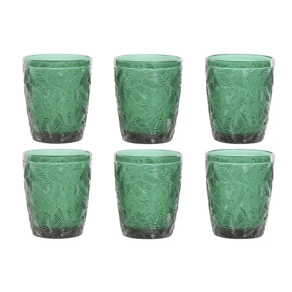 Lasisetti Home ESPRIT Vihreä Kristalli Lievennyksellä 300 ml