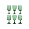 Набор рюмок Home ESPRIT Зеленый Стеклянный 285 ml (6 штук)