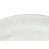 Плоская тарелка Home ESPRIT Прозрачный Стеклянный 33 x 33 x 9,4 cm