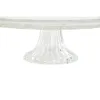 Плоская тарелка Home ESPRIT Прозрачный Стеклянный 33 x 33 x 9,4 cm