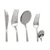 Galda piederumi DKD Home Decor Sudrabains Nerūsējošais tērauds 2 x 0,5 x 22 cm 20 Daudzums