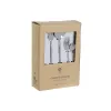 Galda piederumi DKD Home Decor Sudrabains Nerūsējošais tērauds 2 x 0,5 x 22 cm 20 Daudzums