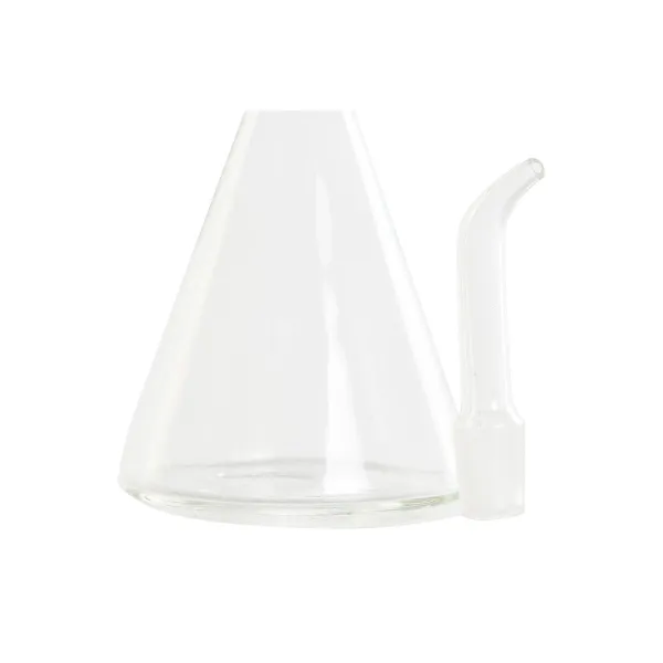 Indelis aliejui DKD Home Decor Skaidrus Borosilikatinis stiklas 125 ml 7 x 7 x 16 cm