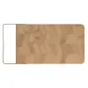 Cutting board Home ESPRIT Golden Natural Metal Bamboo 35,5 x 17,5 x 1,5 cm
