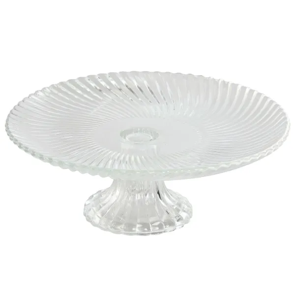 Plakans trauks Home ESPRIT Caurspīdīgs Stikls 20,5 x 20,5 x 7,5 cm