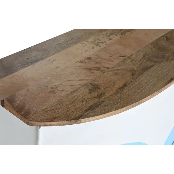 Барный шкаф Home ESPRIT Белый Коричневый бирюзовый 157 x 52 x 90 cm
