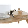 Dzērienu padevējs Home ESPRIT Silikona Bambuss Stikls Plastmasa 5,5 L 37 x 25 x 46 cm