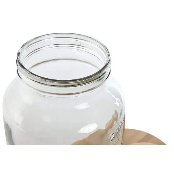 Dzērienu padevējs Home ESPRIT Silikona Bambuss Stikls Plastmasa 5,5 L 37 x 25 x 46 cm