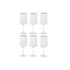 Набор стаканов Home ESPRIT Прозрачный Позолоченный Стеклянный 400 ml (6 штук)